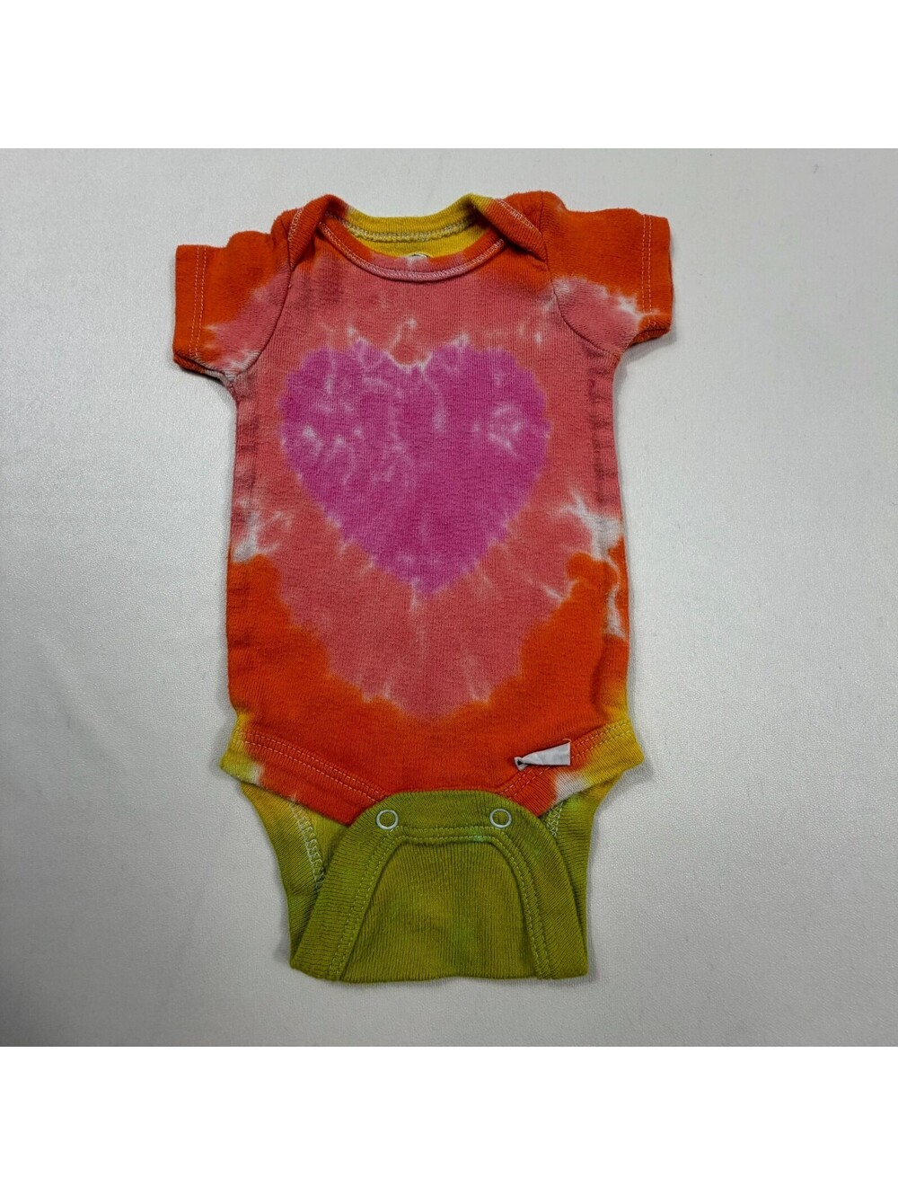 Gerber Tie-Dye Heart Baby Onesie Bodysuit